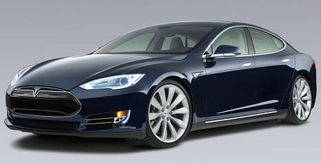 tesla s model coche americano moderno